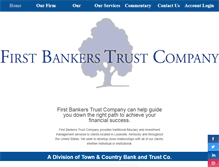 Tablet Screenshot of firstbankerstrust.com